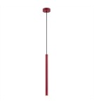 Lampy wiszące rurki - Argon RIO lampa wisząca 1 pł. 1x4.2 W czerwony 8331 - product 1
