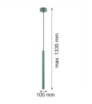 Argon RIO lampa wisząca 1 pł. 1x4.2 W zielony 8333 Argon RIO lampa wisząca 1 pł. 1x4.2 W zielony 8333