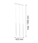 Argon ETNA PLUS lampa wisząca 3 pł. 3x6W (max) biały struktura 6178 Argon ETNA PLUS lampa wisząca 3 pł. 3x6W (max) biały struktura 6178