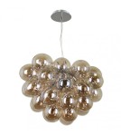 Lampy wiszące glamour - ITALUX Bento Wisząca Koniak  PND-7273-S-8-CGN - product 1