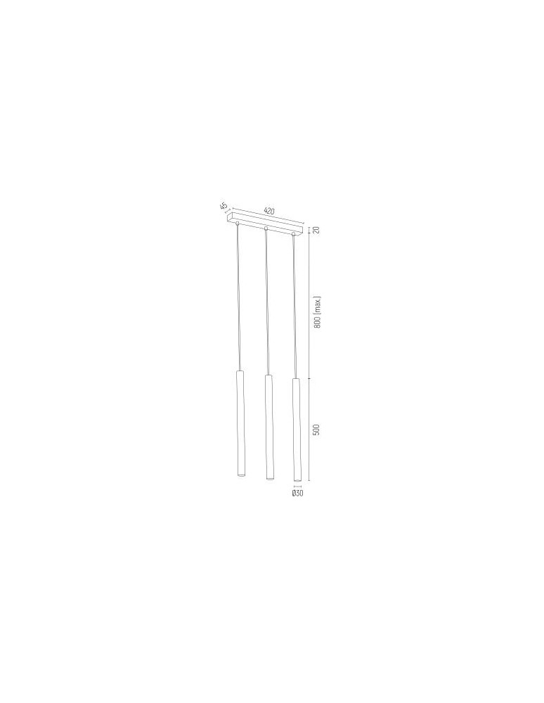 Argon ETNA PLUS lampa wisząca 3 pł. 3x6W (max) czarny struktura 6179 Argon ETNA PLUS lampa wisząca 3 pł. 3x6W (max) czarny struktura 6179
