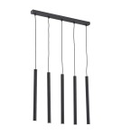 Lampy wiszące - Argon ETNA PLUS lampa wisząca 5 pł. 5x6W (max) czarny struktura 2137 - product 1