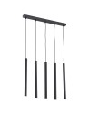 Argon ETNA PLUS lampa wisząca 5 pł. 5x6W (max) czarny struktura 2137