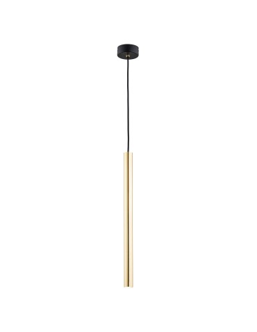Argon SICILIA PLUS lampa wisząca 1 pł. 1x6W (max) mosiądz czarny struktura 8104