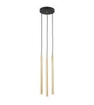 Argon SICILIA PLUS lampa wisząca 3 pł. 3x6W (max) mosiądz czarny struktura 6191 Argon SICILIA PLUS lampa wisząca 3 pł. 3x6W (max) mosiądz czarny struktura 6191