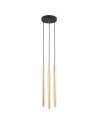 Argon SICILIA PLUS lampa wisząca 3 pł. 3x6W (max) mosiądz czarny struktura 6191 Argon SICILIA PLUS lampa wisząca 3 pł. 3x6W (max) mosiądz czarny struktura 6191