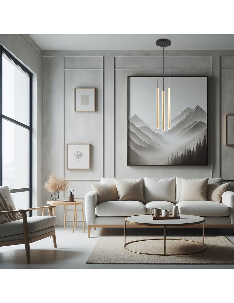 Argon SICILIA PLUS lampa wisząca 3 pł. 3x6W (max) mosiądz czarny struktura 6191 Argon SICILIA PLUS lampa wisząca 3 pł. 3x6W (max) mosiądz czarny struktura 6191