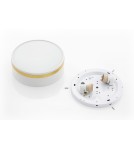 Plafony okrągłe - Argon AMORE plafon 2 pł. mały 2x15W (max) biały struktura ze złotym paskiem 7034 - product 6