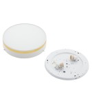 Argon AMORE plafon 2 pł. średni 2x15W (max) biały struktura ze złotym paskiem 7035 Argon AMORE plafon 2 pł. średni 2x15W (max) biały struktura ze złotym paskiem 7035