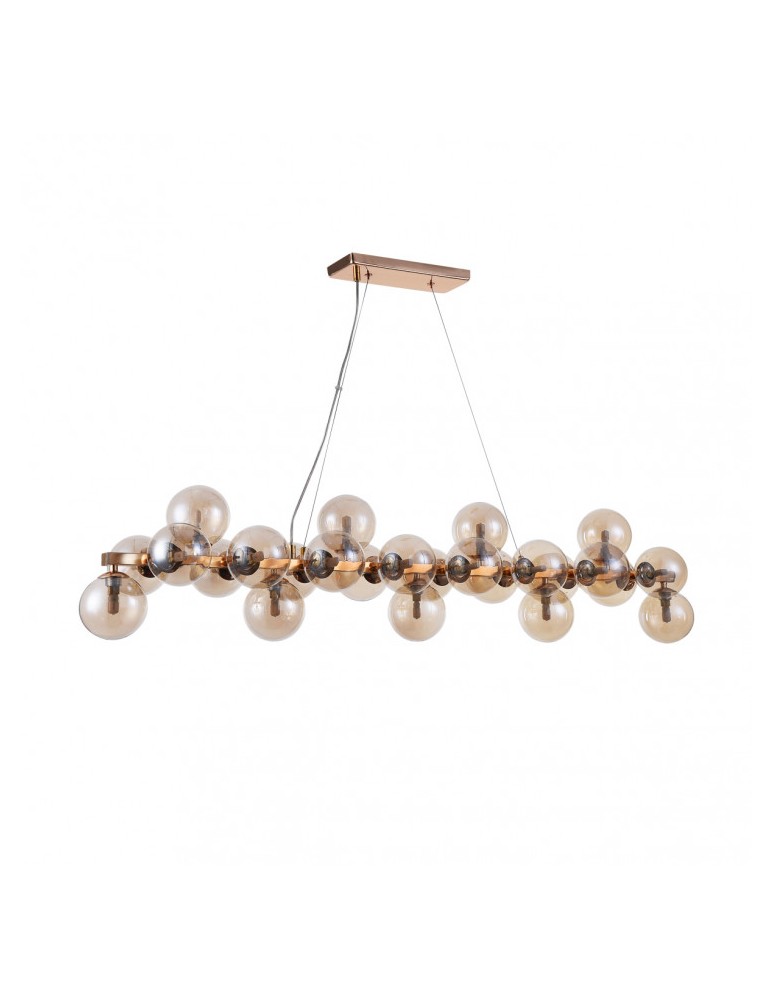 Lampy wiszące - ITALUX Cabella Wisząca Złoty PND-5252-A-25-GD-CGN - produkt kolory-swiatla.pl 1
