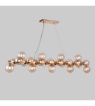 Lampy wiszące - ITALUX Cabella Wisząca Złoty PND-5252-A-25-GD-CGN - produkt 2