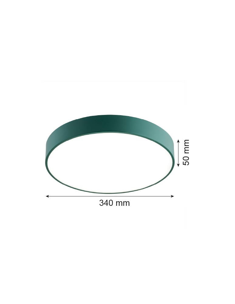 Argon TIAMO plafon LED 1x22W zielony 8335