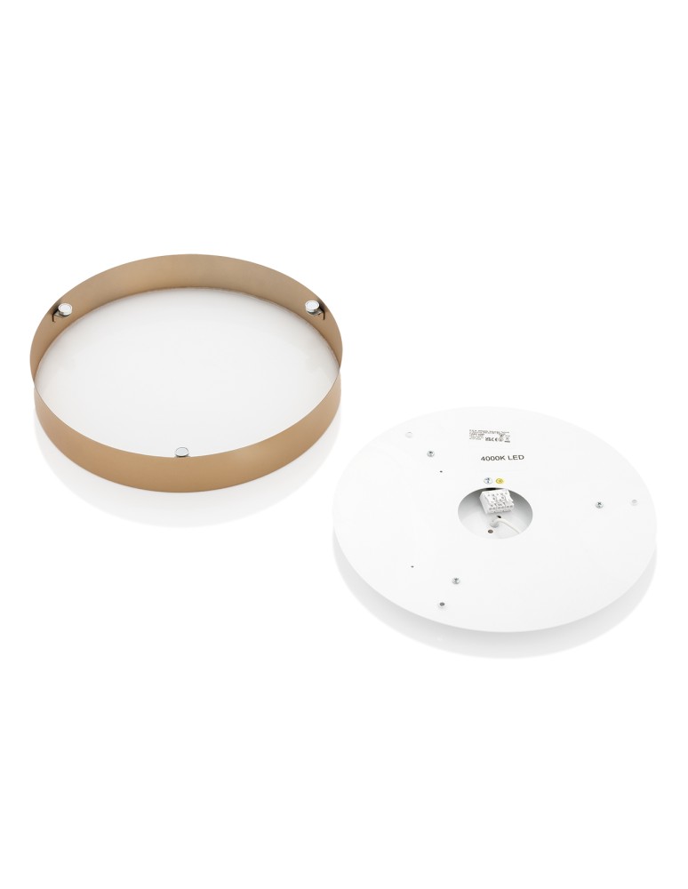 Argon TIAMO plafon LED 1x22W złoty lakierowany soft 8349 Argon TIAMO plafon LED 1x22W złoty lakierowany soft 8349