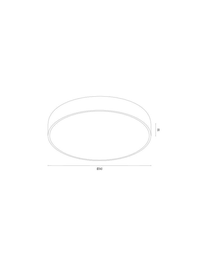 Argon TIAMO plafon LED 1x22W złoty lakierowany soft 8349 Argon TIAMO plafon LED 1x22W złoty lakierowany soft 8349