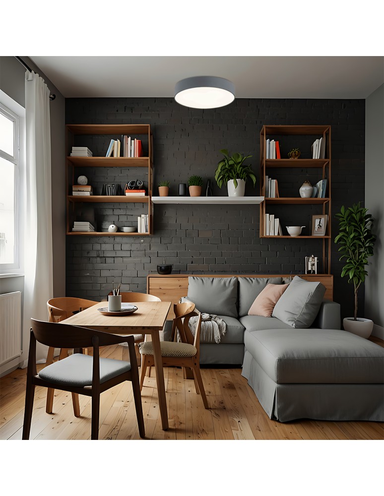 Argon DARLING plafon 3 pł. duży 3x15W (max) ciemno-szary struktura 1187 Argon DARLING plafon 3 pł. duży 3x15W (max) ciemno-szary struktura 1187