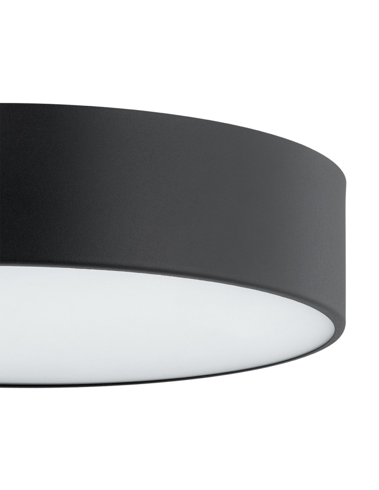 Argon DARLING plafon 2 pł. średni 2x15W (max) czarny struktura 661 Argon DARLING plafon 2 pł. średni 2x15W (max) czarny struktura 661