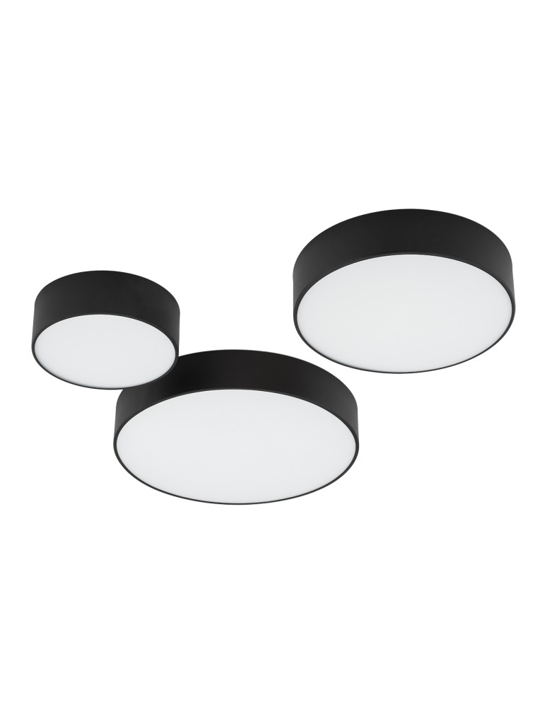 Argon DARLING plafon 2 pł. średni 2x15W (max) czarny struktura 661 Argon DARLING plafon 2 pł. średni 2x15W (max) czarny struktura 661