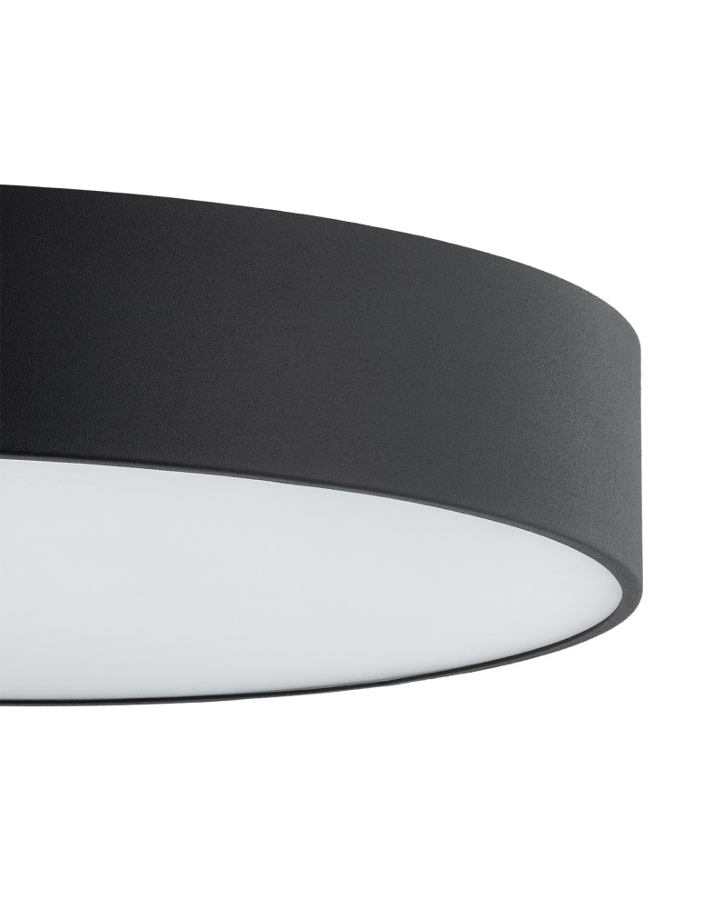 Argon DARLING plafon 3 pł. duży 3x15W (max) czarny struktura 1186 Argon DARLING plafon 3 pł. duży 3x15W (max) czarny struktura 1186