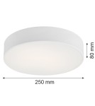 Argon DARLING plafon 2 pł. mały 2x15W (max) biały struktura 3082 Argon DARLING plafon 2 pł. mały 2x15W (max) biały struktura 3082