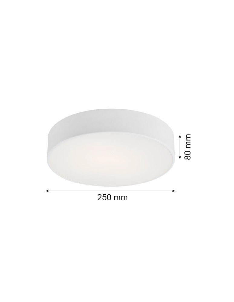Argon DARLING plafon 2 pł. mały 2x15W (max) biały struktura 3082 Argon DARLING plafon 2 pł. mały 2x15W (max) biały struktura 3082