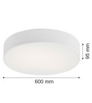Argon DARLING plafon 5 pł. XL 5x15W (max) biały struktura 2082 Argon DARLING plafon 5 pł. XL 5x15W (max) biały struktura 2082
