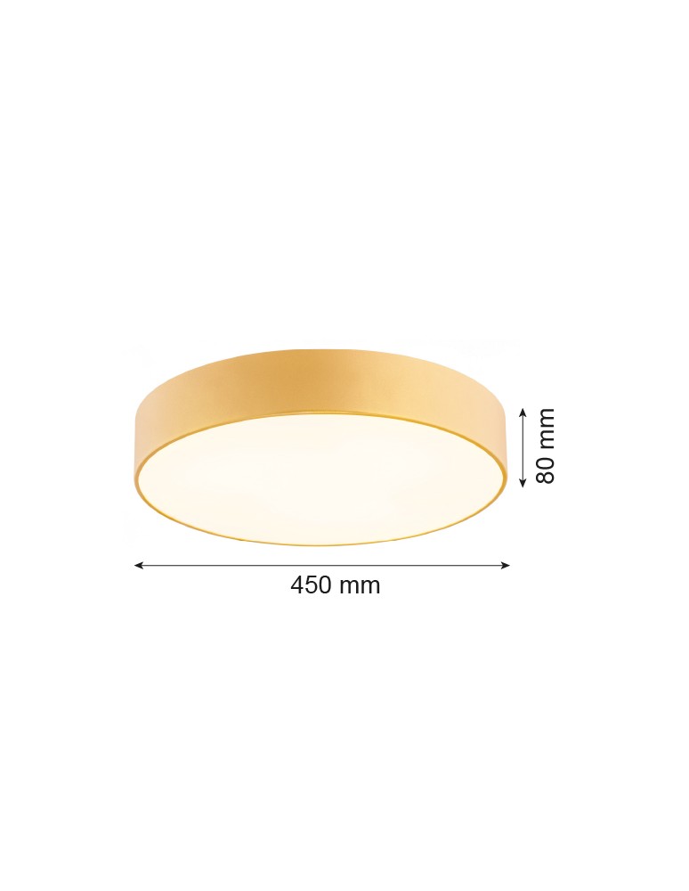 Argon DARLING plafon 3 pł. duży 3x15W (max) złoty struktura 1458 Argon DARLING plafon 3 pł. duży 3x15W (max) złoty struktura 1458