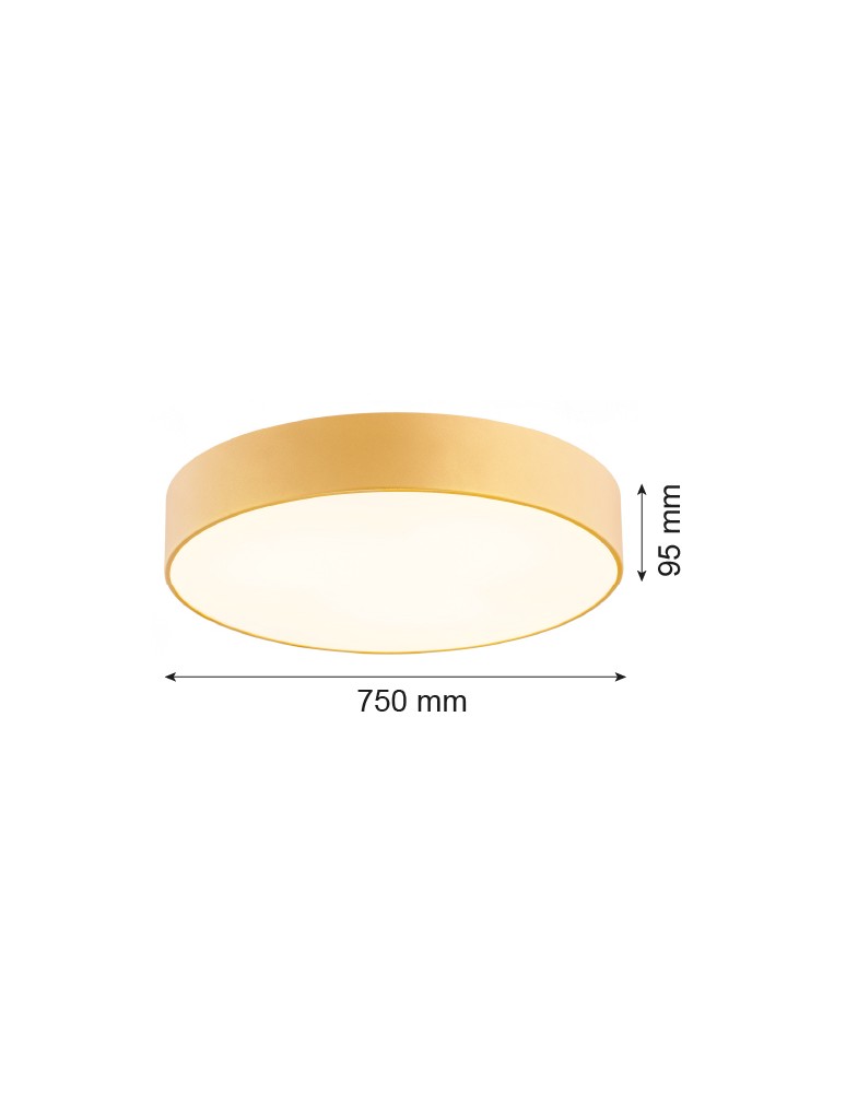 Argon DARLING plafon 6 pł. XXL 6x15W (max) złoty struktura 2533 Argon DARLING plafon 6 pł. XXL 6x15W (max) złoty struktura 2533