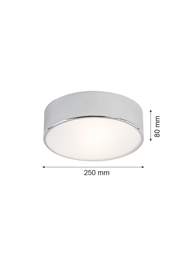Argon DARLING plafon 2 pł. mały 2x15W (max) chrom 3083 Argon DARLING plafon 2 pł. mały 2x15W (max) chrom 3083