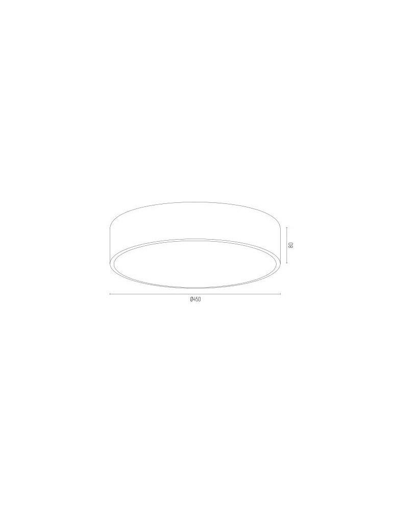 Argon DARLING LED plafon duży led 1x42W czarny struktura 3571 Argon DARLING LED plafon duży led 1x42W czarny struktura 3571