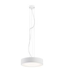 Lampy wiszące - Argon DARLING LED lampa wisząca mała 1 pł. led 1x32W biały struktura 3349 - product 1