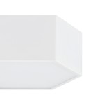 Plafony geometryczne - Argon ARIZONA plafon 1 pł. duży 22.5W biały struktura 3827 - product 3