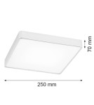 Argon ONTARIO plafon 2 pł. mały 2x15W (max) biały struktura 652 Argon ONTARIO plafon 2 pł. mały 2x15W (max) biały struktura 652