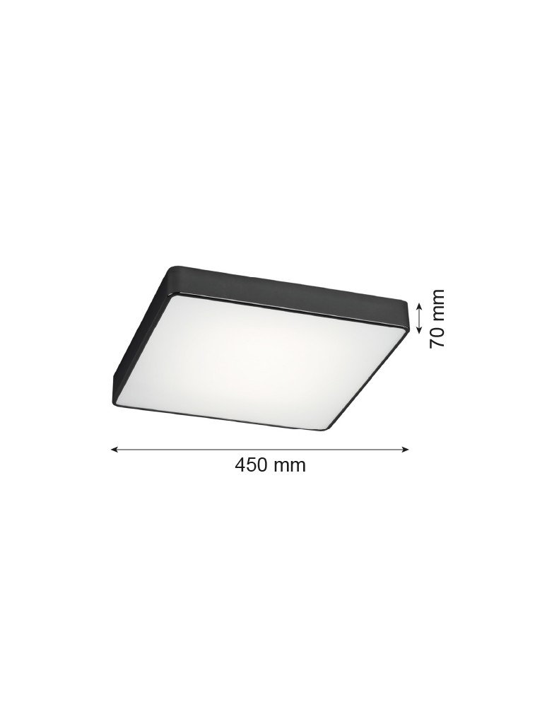 Argon ONTARIO plafon 4 pł. duży 4x15W (max) czarny struktura 1577 Argon ONTARIO plafon 4 pł. duży 4x15W (max) czarny struktura 1577