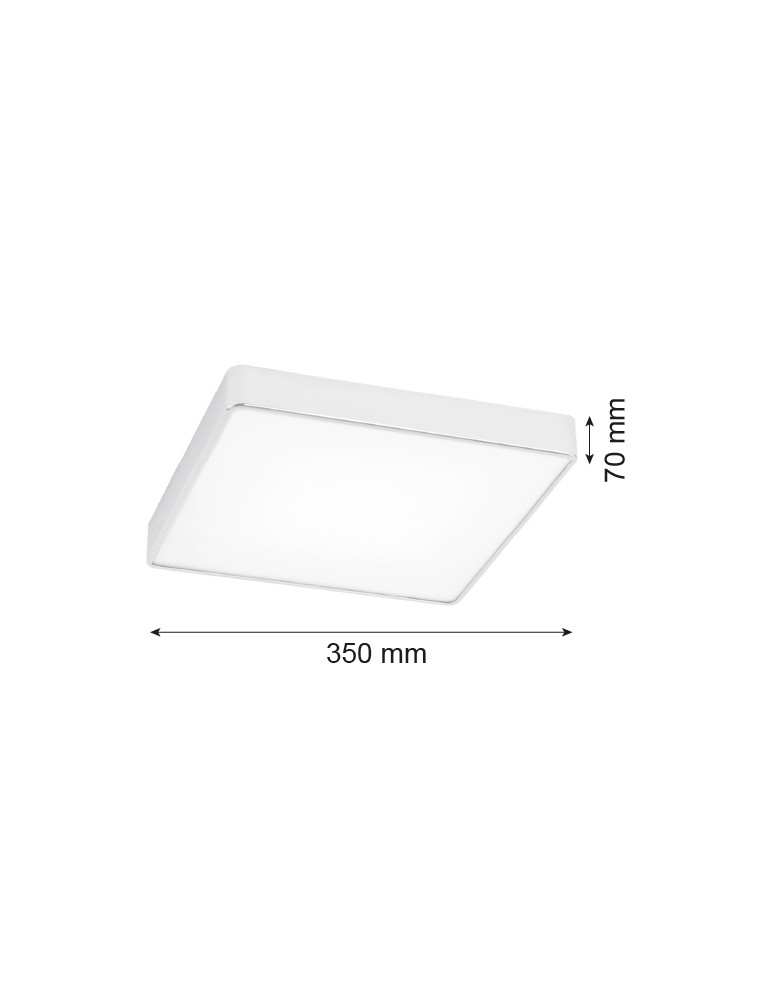 Argon ONTARIO LED plafon średni led 1x32W biały struktura 3573 Argon ONTARIO LED plafon średni led 1x32W biały struktura 3573