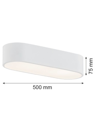 Argon TONI plafon 3 pł. 3x15W (max) mleczny biały struktura 6002 - produkt 2