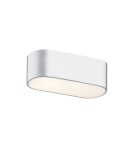 Lampy sufitowe chromowane - Argon TONI plafon 2 pł. 2x15W (max) mleczny chrom 907 - product 1