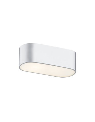 Argon TONI plafon 2 pł. 2x15W (max) mleczny chrom 907