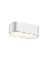 Argon TONI plafon 2 pł. 2x15W (max) mleczny chrom 907