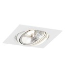 Lampy podtynkowe kwadratowe - Argon OLIMP PLUS oprawa stropowa 1 pł. 1x12W (max) biały struktura 4745 BZ - product 1