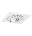 Lampy podtynkowe kwadratowe - Argon OLIMP PLUS oprawa stropowa 1 pł. 1x12W (max) biały struktura 4745 BZ - product 2