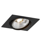 Lampy podtynkowe kwadratowe - Argon OLIMP PLUS oprawa stropowa 1 pł. 1x12W (max) czarny struktura 4746 BZ - product 1