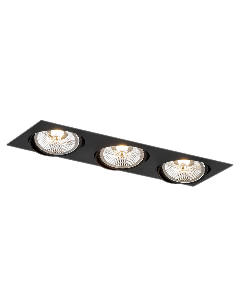 Argon OLIMP PLUS oprawa stropowa 3 pł. 3x12W (max) czarny struktura 6116 BZ