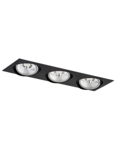 Argon OLIMP PLUS oprawa stropowa 3 pł. 3x12W (max) czarny struktura 6116 BZ - produkt 2
