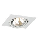Lampy podtynkowe kwadratowe - Argon OLIMP oprawa stropowa 1 pł 1x6W LED (max) biały struktura 3654 - product 1