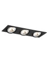 Argon OLIMP oprawa stropowa 3 pł. 3x6W LED (max) czarny struktura 1329