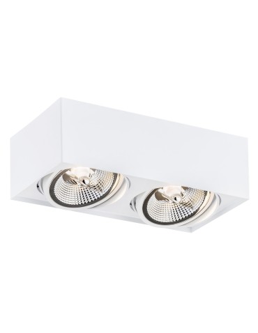 Argon RODOS PLUS plafon 2 pł. 2x12W (max) biały struktura 1048 BZ