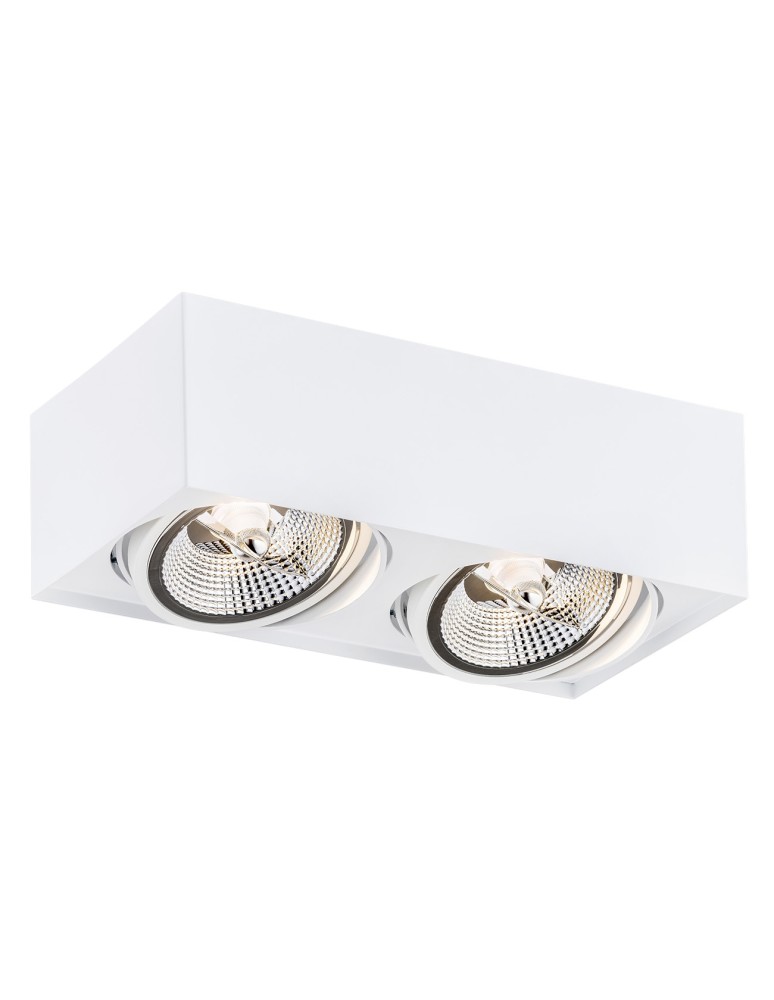 Argon RODOS PLUS plafon 2 pł. 2x12W (max) biały struktura 1048 BZ
