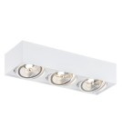 Lampy sufitowe punktowe - Argon RODOS PLUS plafon 3 pł. 3x12W (max) biały struktura 6117 BZ - product 1