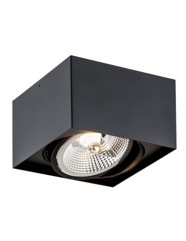 Argon RODOS PLUS plafon 1 pł. 1x12W (max) czarny struktura 4754 BZ