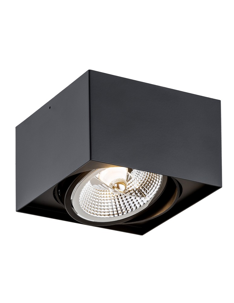 Argon RODOS PLUS plafon 1 pł. 1x12W (max) czarny struktura 4754 BZ